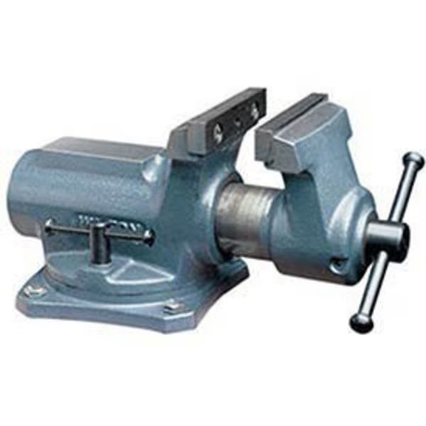 Model SBV-100 4 Jaw Width 2-1/4 Opening 2 Throat Super-Junior Vise W/ Swivel Base, Wilton, Mfr#: 63248